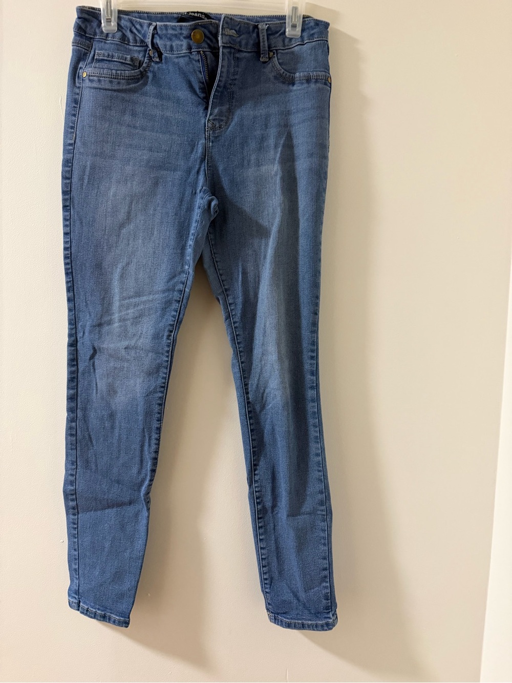 d. jeans Skinny Jeans Womens 8 Blue Like New Mid Wash Stretch Denim